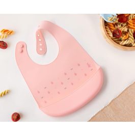 KioKids Babero Silicona Rosa con Bolsillo Recogemigas para Bebé +4 Meses Impermeable Precio: 5.89000049. SKU: B16QNS7MK4