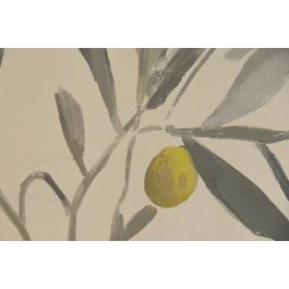 DKD Home Decor Cuadro Mediterraneo Olivo 25 Beige Verde 4 x 100 x 100 cm (2 Unidades)