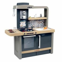 Smoby SMOB312308 Cocina Escalable Tefal para Niños 3+ años con Zócalos Extraíbles y 31 Accesorios