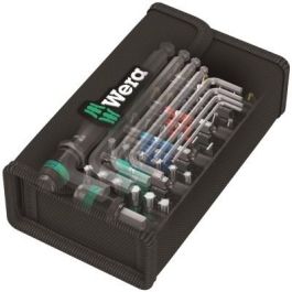 Wera KK 100 Kraftform Kompakt - Juego de 52 puntas y destornilladores con funda