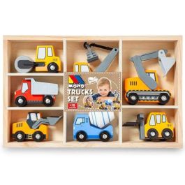 Molto Camiones de Construcción de Madera en Caja Set 7 Piezas Precio: 26.49999946. SKU: S2422587