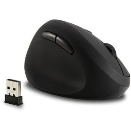 Kensington Ratón Pro Fit Ergonómico Vertical Inalámbrico para Zurdos, 6 Botones, 800-1200-1600 DPI, Negro