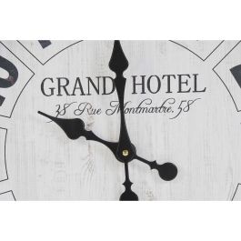 Reloj Pared Chic DKD Home Decor Blanco Negro 6 x 89 x 61 cm (2 Unidades)