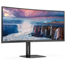 AOC Monitor CU34V5C/BK 34" WQHD 21:9 Curvo 100Hz VA USB-C HDMI DP 4ms Negro