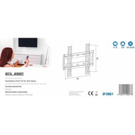 Elbe SP-2460-F Soporte de Pared Fijo para TV de 24-40 Pulgadas, Máximo 15 Kg