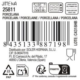La Mediterranea Bol Triple Jimena 27 x 9.3 x 4.7 cm (24 Unidades)