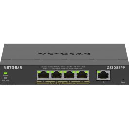 NETGEAR GS305EPP-100PES Switch Gigabit Ethernet 5 Puertos, PoE+ Plus de Alta Potencia Gestionado