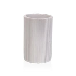 Portacepillos de Dientes Versa Blanco Resina 7,5 x 11,5 x 7,5 cm