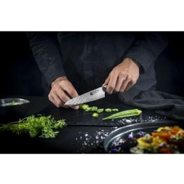 Zwilling 30571-141-0 Cuchillo de Chef Tanrei 14 cm de Acero Inoxidable con Mango Marrón