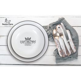 Santa Clara Vajilla Redonda "Cuisine" 18 Piezas (2 Unidades)