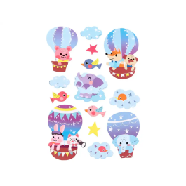 Imaginovo Pegatinas Magic Dreams Globo con Relieve 210x130 mm en Blister