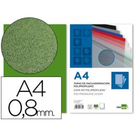 Tapa Encuadernacion Liderpapel Polipropileno A4 0.8 mm Verde Opaco Paquete De 50 Unidades Precio: 22.49999961. SKU: B1277DA6G8