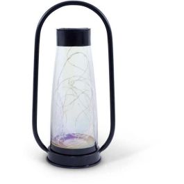 Garden Id 70703646 Linterna Solar Negra Ø18 H34 cm con Pila AAA, Autonomía 6-8 horas y Asa Práctica. Precio: 38.59000002. SKU: B1EWQYK62H