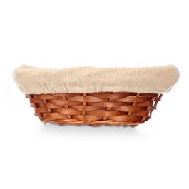 Cesta Ovalada Mimbre Madera Kipit 25X9CM (36 Unidades) Cesta Ovalada Mimbre Madera Kipit 25X9CM (36 Unidades)