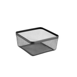 Cesta de metal para organización 30.5 x 30.5 x 15.2 cm - Confortime por Inde (6 Unidades) Cesta de metal para organización 30.5 x 30.5 x 15.2 cm - Confortime por Inde (6 Unidades)