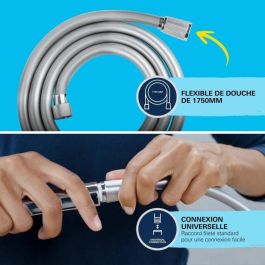 GROHE Vitalio Comfort 110 26399001 Set de ducha con rociador de 2 chorros, soporte y flexo - Ahorro de agua GROHE Vitalio Comfort 110 26399001 Set de ducha con rociador de 2 chorros, soporte y flexo - Ahorro de agua