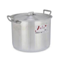 Olla de Aluminio Kinvara 26 cm, 10 Litros - Plata (4 Unidades) Olla de Aluminio Kinvara 26 cm, 10 Litros - Plata (4 Unidades)
