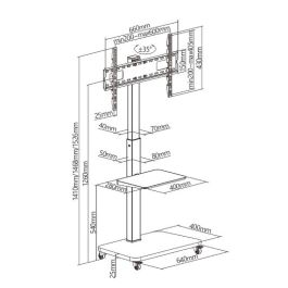 Soporte TV TM Electron 40 kg