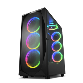 SHARKOON REV300 Torre E-ATX Negra con Panel de Cristal Templado y 7 Ventiladores PWM Precio: 168.98999997. SKU: B1K6JBVHRV