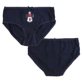 Cerdá Pack de 3 Braguitas de Niña Minnie Mouse - Ropa Interior Infantil Single Jersey Multicolor para Niñas de 6 a 8 Años