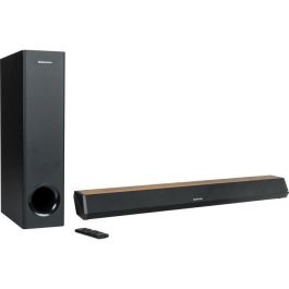 THOMSON SB552BTS Barra de sonido USB Bluetooth Con subwoofer Acabado en madera y negro