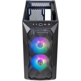 Cooler Master MasterBox TD300 Mesh Mini Torre PC Negro, Ventana Lateral, micro ATX/Mini-ITX, con USB 3.2 y Filtro Anti-Polvo