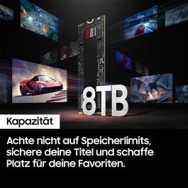 Samsung MZ-VAP4T0BW SSD 4 TB M.2 PCIe 5.0 NVMe V-NAND TLC para PC/Portátil 14800MB/s Lectura 13400MB/s Escritura