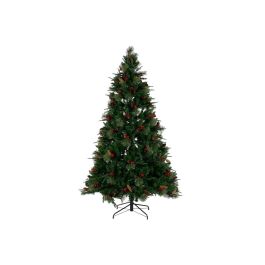 Arbol Navidad Tradicional DKD Home Decor Verde Rojo 105 x 175 x 105 cm