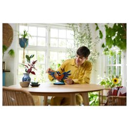 Lego 10331 Icons Kingfisher (Kungsfiskare) Fauna 2024 V29 - Set de construcción de kungsfiskare para adultos con soporte de exhibición