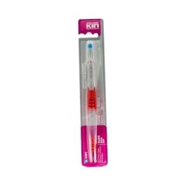 Kin Cepillo de Dientes Suave para Encías Sensibles y Cuidado Diario Bucal, Cabezal Pequeño, con Capuchón Protector, 1 Unidad Precio: 2.78999985. SKU: S0596366