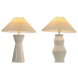 Lampara Sobremesa Urban DKD Home Decor Crudo 35 x 44 x 35 cm (4 Unidades) Lampara Sobremesa Urban DKD Home Decor Crudo 35 x 44 x 35 cm (4 Unidades)