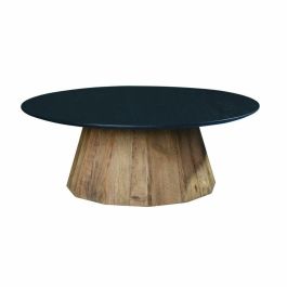 Mesa de Centro DKD Home Decor Negro Natural Madera Pino Madera Reciclada 90 x 90 x 32,5 cm Precio: 286.5000006. SKU: S3034165