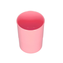 Q-connect Cubilete Portalapices Rosa Pastel Opaco Plastico Diametro 75 mm Alto 100 mm