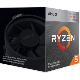 AMD Ryzen 5 3400G Procesador AM4 3.7GHz Radeon RX Vega 11 con Wraith Spire Cooler 4 Cores 65W PC Caja Precio: 91.50000035. SKU: B1KNTJ8T68