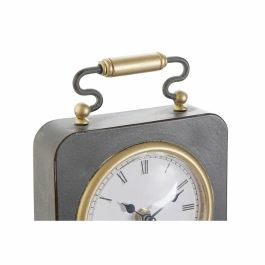 Reloj Sobremesa Loft DKD Home Decor Negro Plateado 5 x 21 x 14.5 cm (2 Unidades) Reloj Sobremesa Loft DKD Home Decor Negro Plateado 5 x 21 x 14.5 cm (2 Unidades)