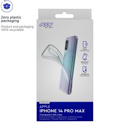 Myway Carcasa para Apple iPhone 14 Pro - TPU Transparente, Protección contra Golpes y Caídas, Fina y Ligera Myway Carcasa para Apple iPhone 14 Pro - TPU Transparente, Protección contra Golpes y Caídas, Fina y Ligera