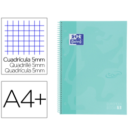 Oxford Europeanbook 1 Write&Erase Cuaderno A4+ 80H Menta Pastel Tapa Extradura Microperforado 5x5 mm (Set de 5) (Set de 5) Precio: 21.78999944. SKU: B1539XVDKR