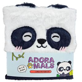 Adoramals Cuaderno A5 de Peluche Oso Panda Rayas 15,5x15x2cm Precio: 9.68999944. SKU: B1AELXZ48T