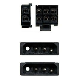 Nanocable 10.19.1201 Cable Alimentación Tarjeta Gráfica PCI-e 6+2 PIN (8 Pin) a 2x Molex Macho 20cm