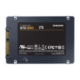 Samsung MZ-77Q2T0BW Disco SSD QLC 870 QVO 2TB SATA III 2.5" para PC y Portátil - 560/530 MB/s