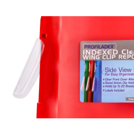 Beautone 48380 Carpeta Dossier Pinza Lateral Polipropileno DIN A4 Roja - Pack 10