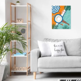 Ravensburger Pintar por números Pool Time 25523, Lienzo de 24x30 cm para Adultos