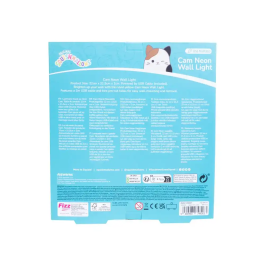 Wondee Lámpara de Neón Squishmallow Cam 22 cm x 21,5 cm x 2 cm