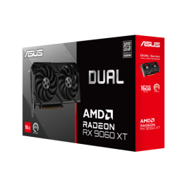 ASUS DUAL-RX9060XT-16G Radeon RX 9060 XT 16GB GDDR6 PCI Express 5.0 Dual Fan