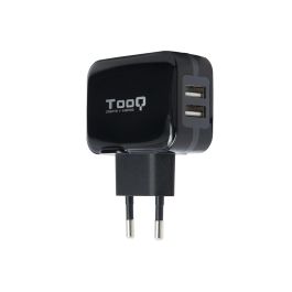 TooQ TQWC-1S02 Cargador de Pared Dual USB 3.4A 17W con Tecnología Smart AI para Carga Rápida de Smartphone, Tablet, GPS Negro Precio: 6.89000015. SKU: S0208500