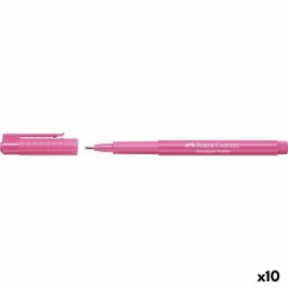 Rotulador permanente Faber-Castell Broadpen Pastel Rosa (10 Unidades) Precio: 13.89000019. SKU: B1CND7JFCL