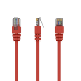Gembird PP12-1M/R Cable de Red Ethernet UTP Cat5e de 1 Metro, Color Rojo, con Conectores RJ-45 y Contactos Bañados en Oro Precio: 3.95000023. SKU: B129KVHMGT