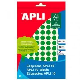 Apli Etiquetas Adhesivas Circulares Ø10 mm Escritura Manual 126 X 8H Apli 10 Verde Precio: 1.49999949. SKU: B1KHPD8BLW