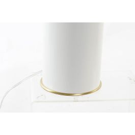 DKD Home Decor Lámpara Sobremesa Glam Blanco Negro 38 x 65 x 38 cm (2 Unidades)