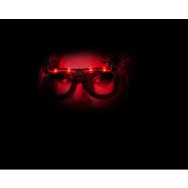 Gafas de Halloween Negras con Arañas Luminosas LED - Accesorio ideal para disfraces de Bruja, Gótica o Reina Araña
